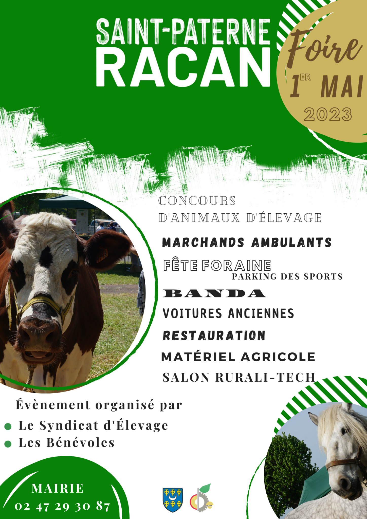 Foire du 1er Mai 2023 - Saint Paterne Racan